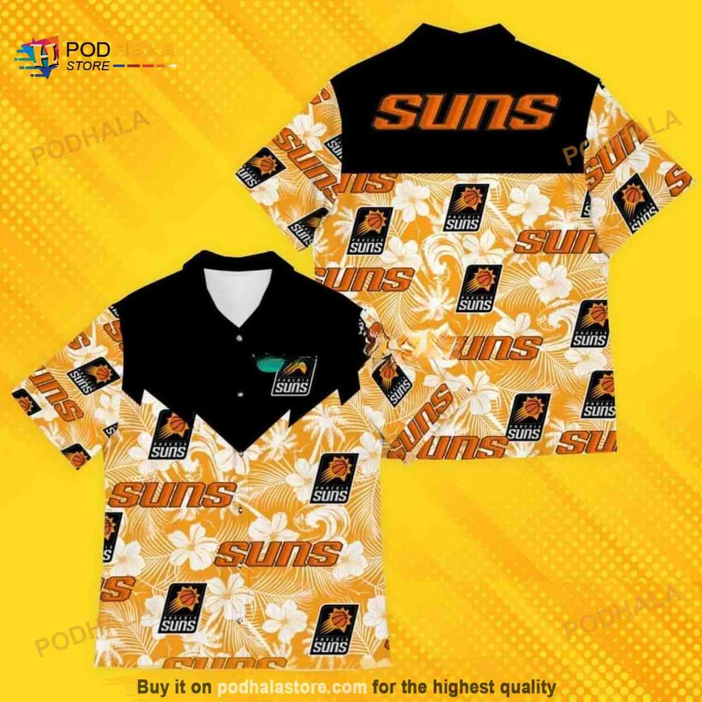 Phoenix Suns Hibiscus Beach Shirt For Basketball Fans