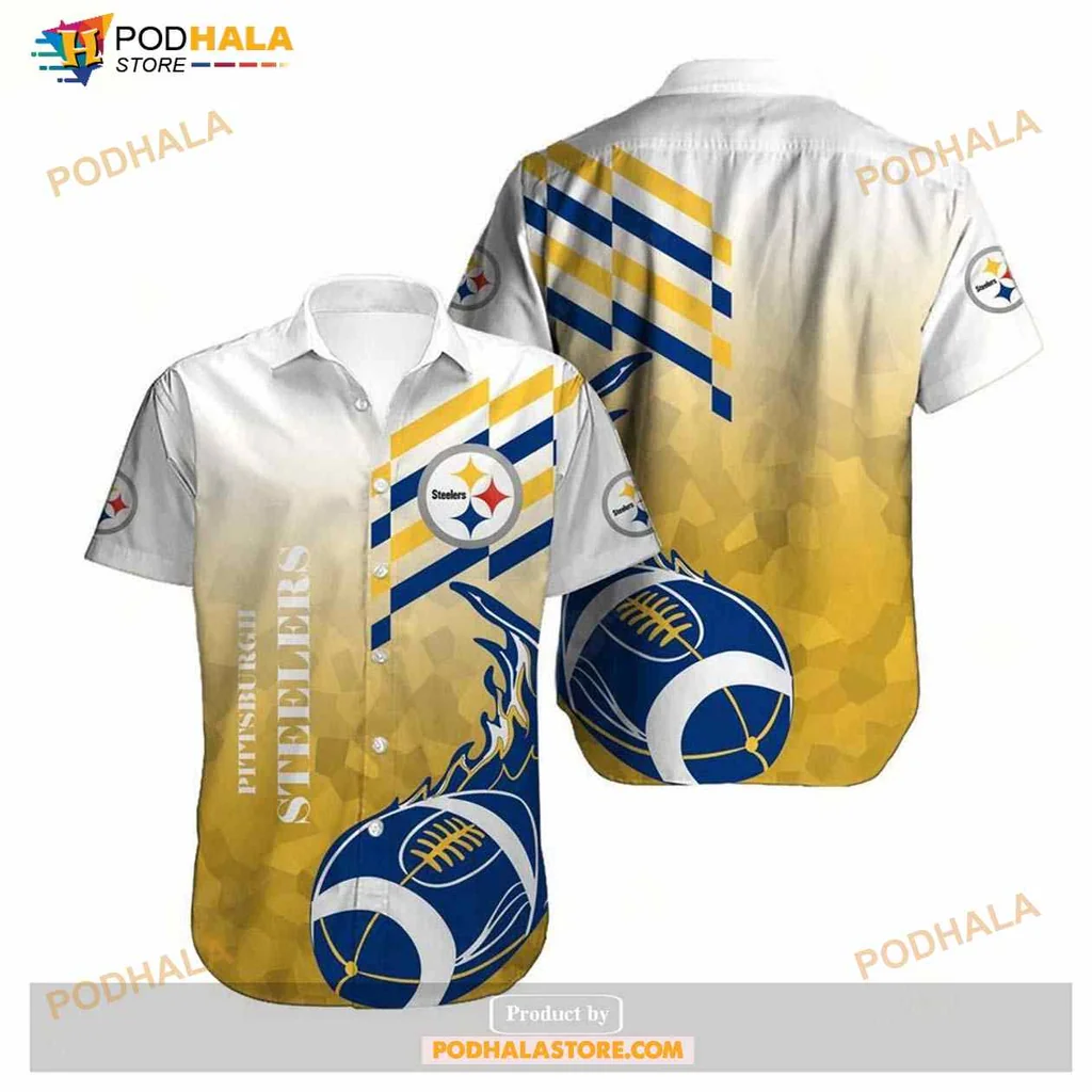 Pittsburgh Steelers Fan Hawaiian Shirt With Bold Logo And Vibrant Design