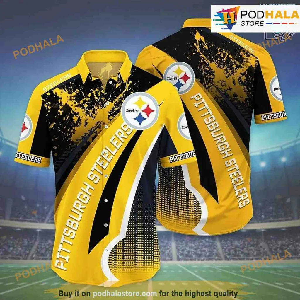 Pittsburgh Steelers Vibrant Hawaiian Shirt With Team Logo And Bold Design