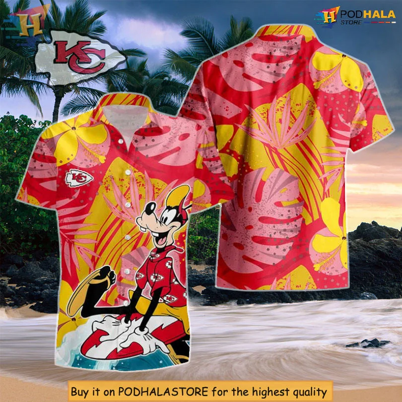 Playful Cartoon Character Hawaiian Shirt With Tropical Vibes