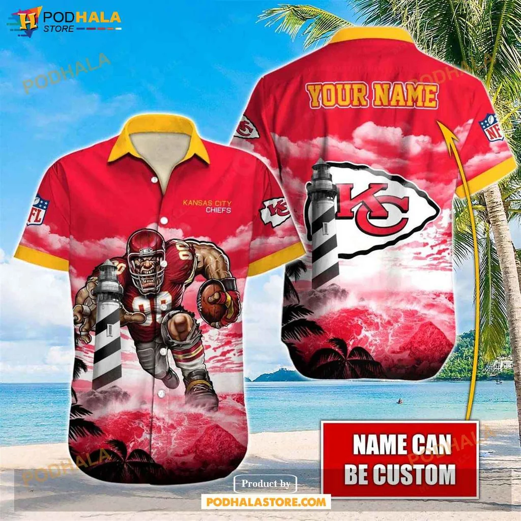 Proud Chiefs Fan Hawaiian Shirt Kansas City Chiefs Womens Tee With Vibrant Design