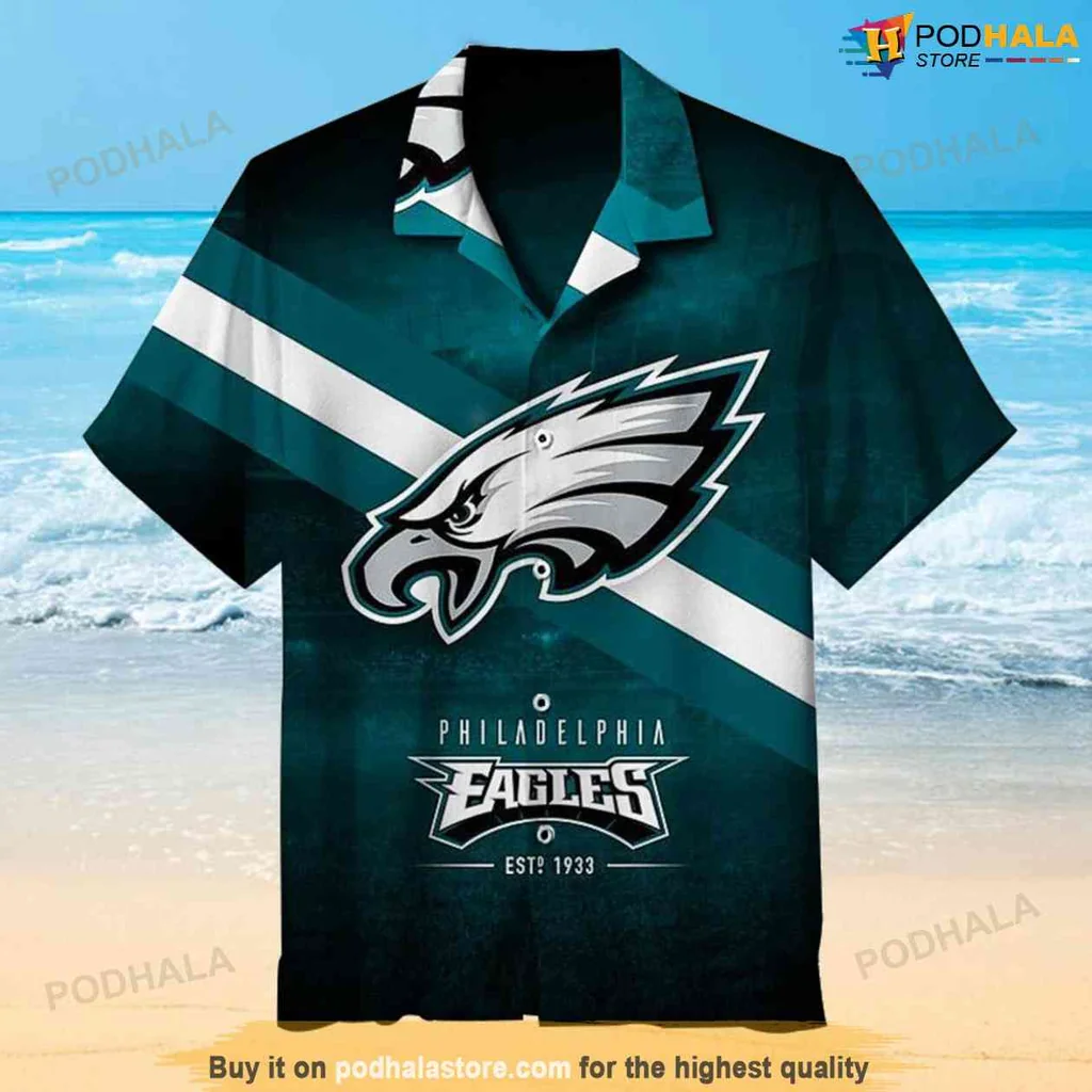 Proud Eagle Fan Hawaiian Shirt, Philadelphia Eagles Est 1933 Gifts