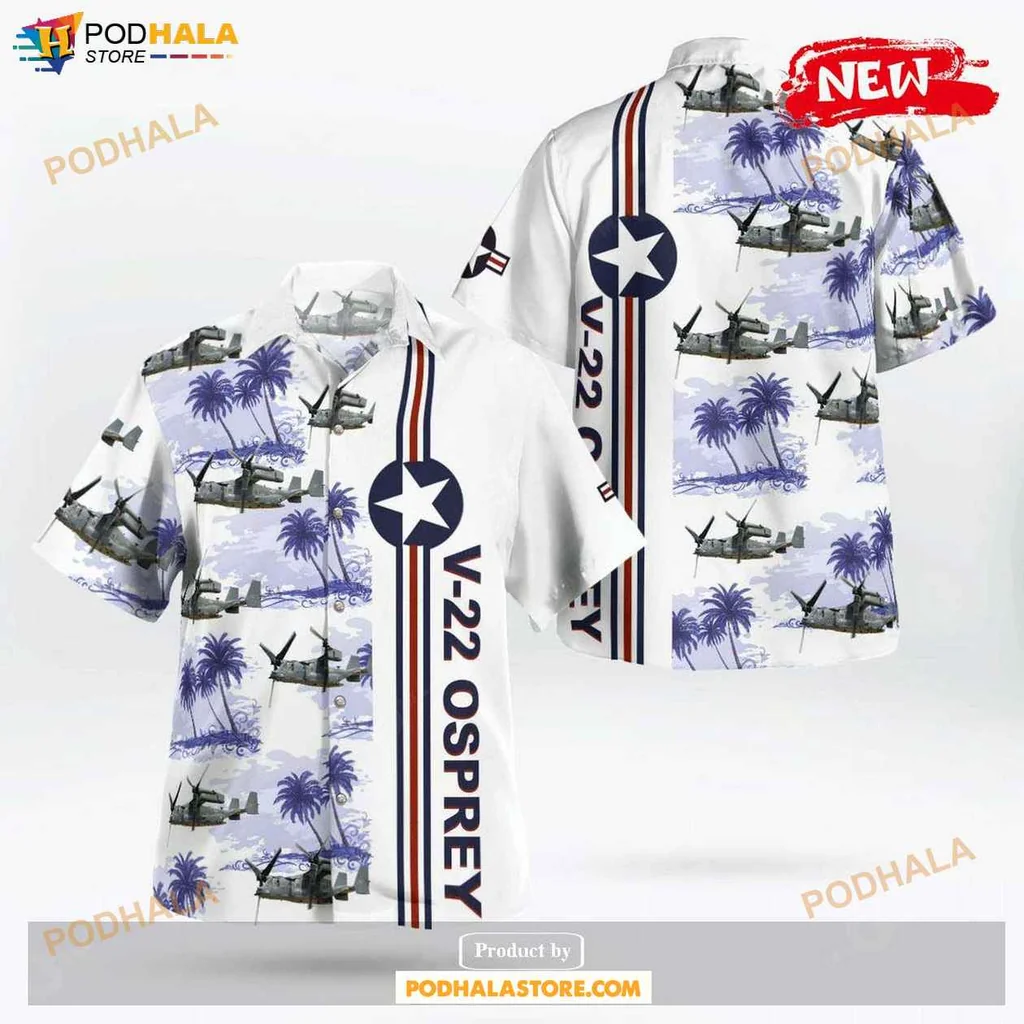 Proud Osprey Aloha Shirt, Us Air Force Gift For Husband And Dad Birthday