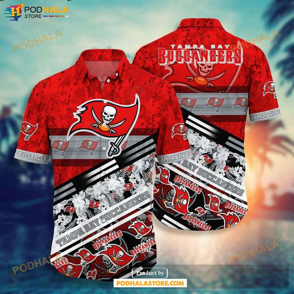 Proud Tampa Bay Buccaneers Hawaiian Shirt, Vibrant Team Colors And Bold Design