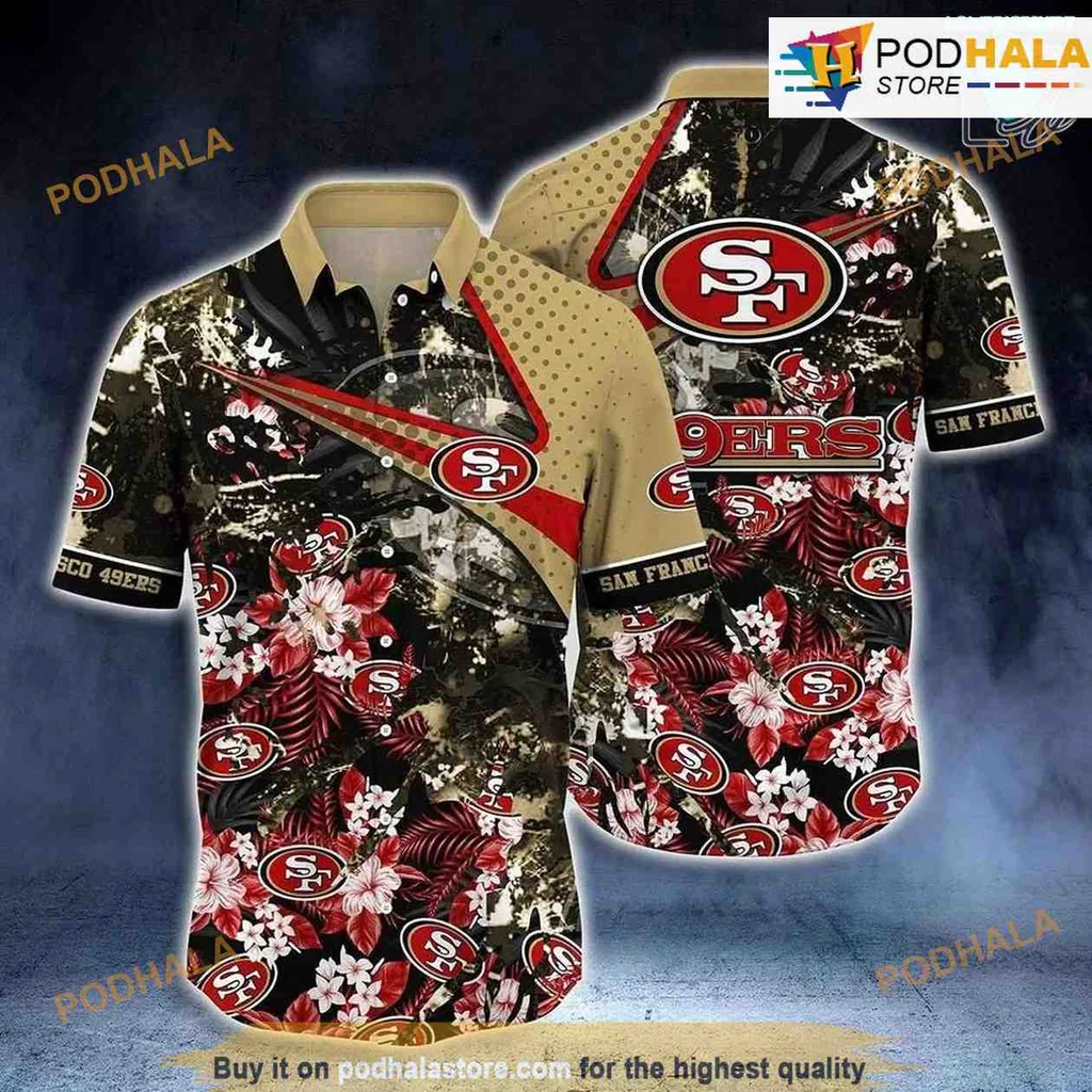 San Francisco 49ers Tropical Floral Hawaiian Shirt For Summer Fans