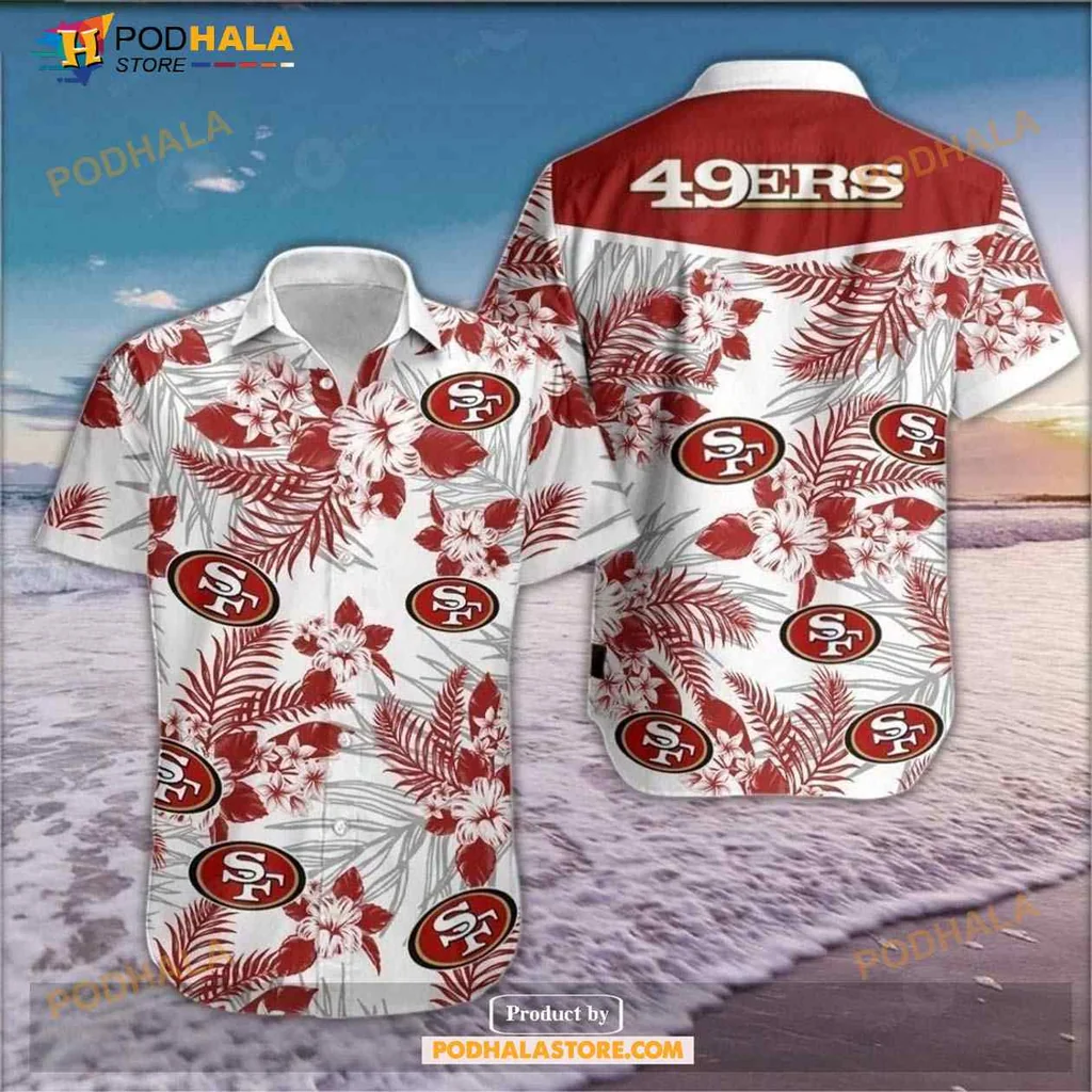 San Francisco 49ers Tropical Shirt With Vibrant Floral Design