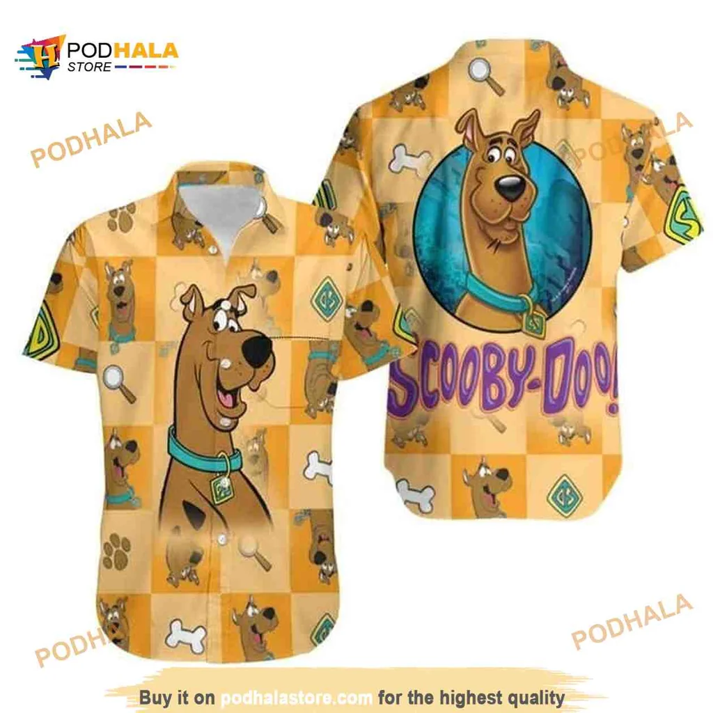 Scooby Doo Hawaiian Shirt With Playful Cartoon Design For Fans