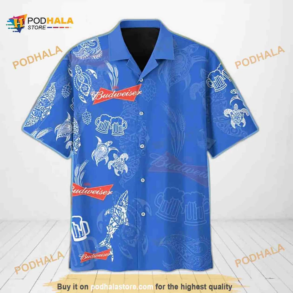 Sea Animals Beer Hawaiian Shirt With Fun Marine Life Graphics