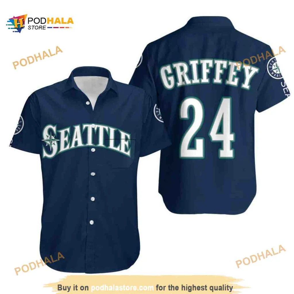 Seattle Mariners Griffey 24 Hawaiian Shirt For Baseball Fans
