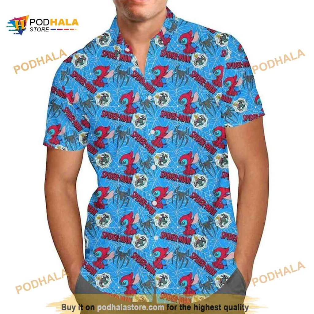 Spiderman Comic Book Hawaiian Shirt, Vibrant Summer Design For Beach Fun