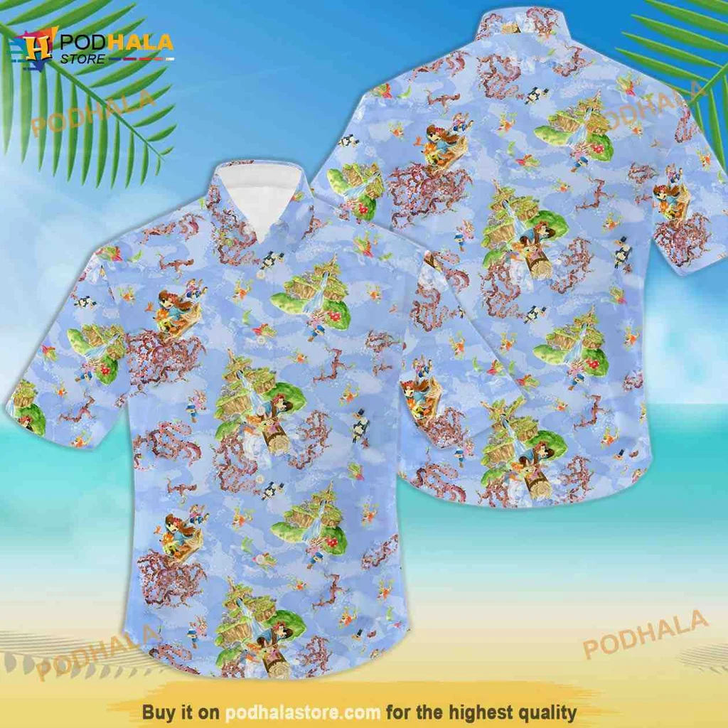 Splash Mountain Disney Hawaiian Shirt With Tropical Adventure Design