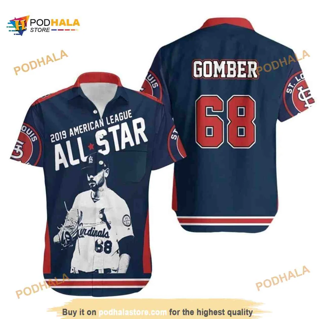 St Louis Cardinals Aloha Shirt Featuring Austin Gomber