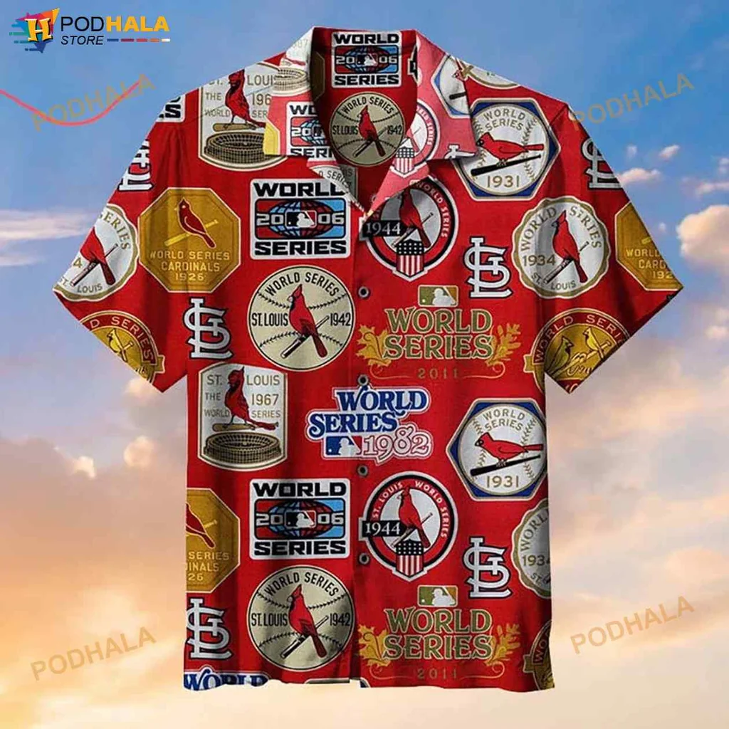 St Louis Cardinals Funny Hawaiian Shirt With Vibrant Team Graphics