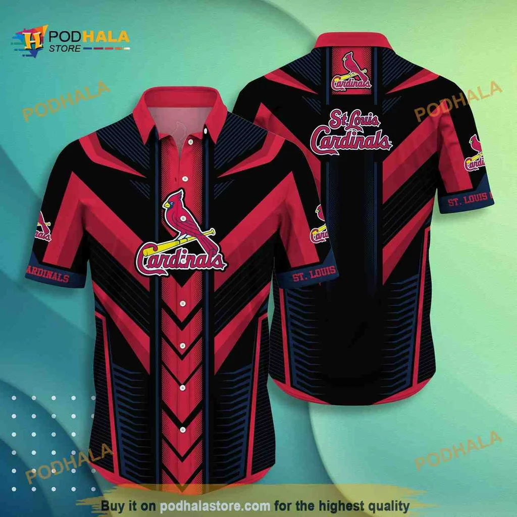 St Louis Cardinals Hawaiian Shirt With Bold Logo And Vibrant Colors