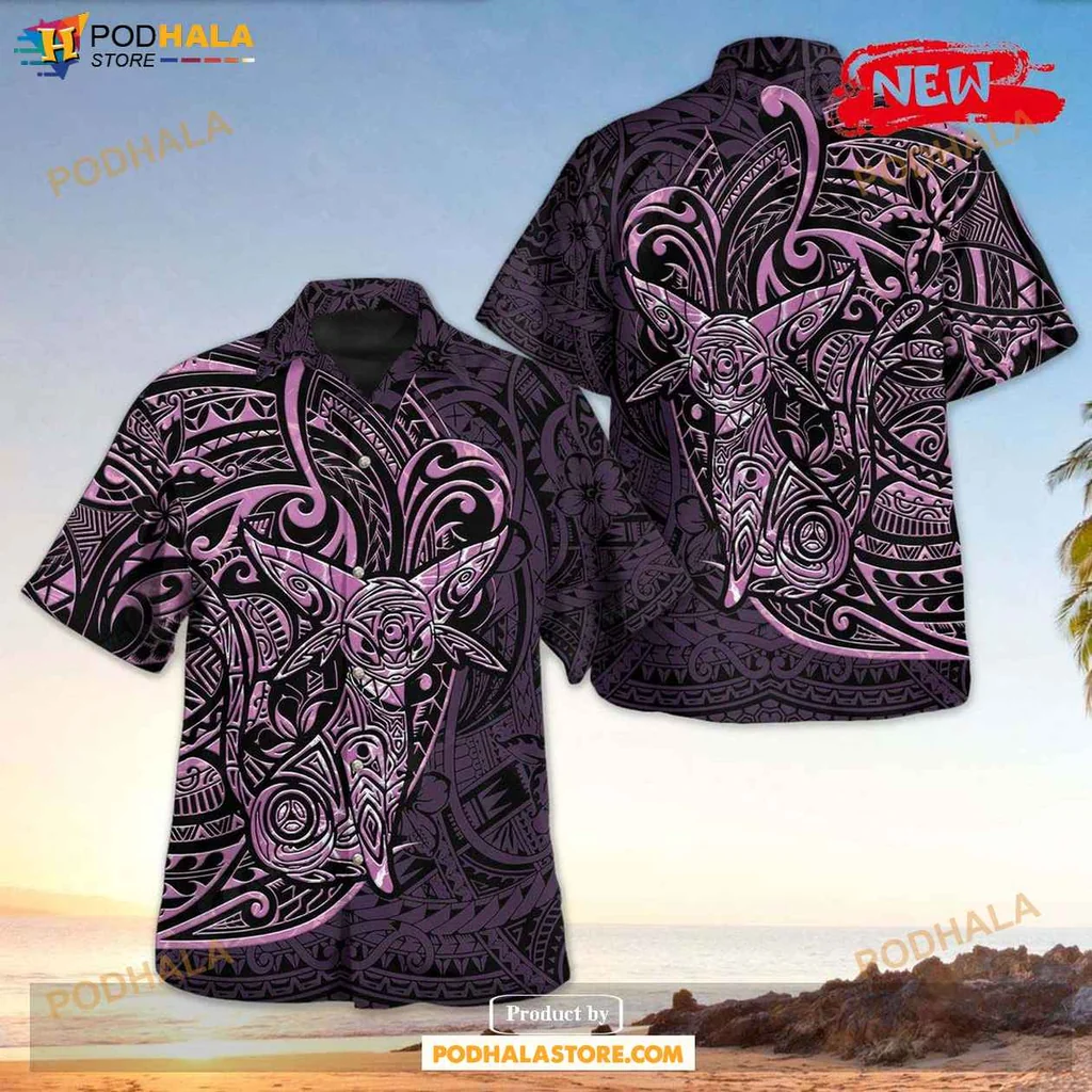 Stylish Espeon Aloha Shirt, Vibrant Polynesian Design For Tropical Fashion