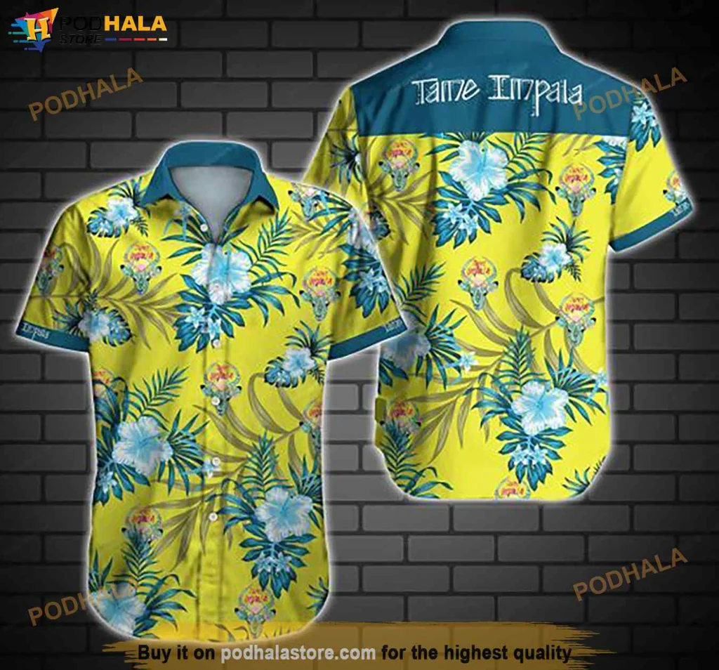 Tame Impala Tropical Hawaiian Shirt, Vibrant Floral Button Up For Summer Fun