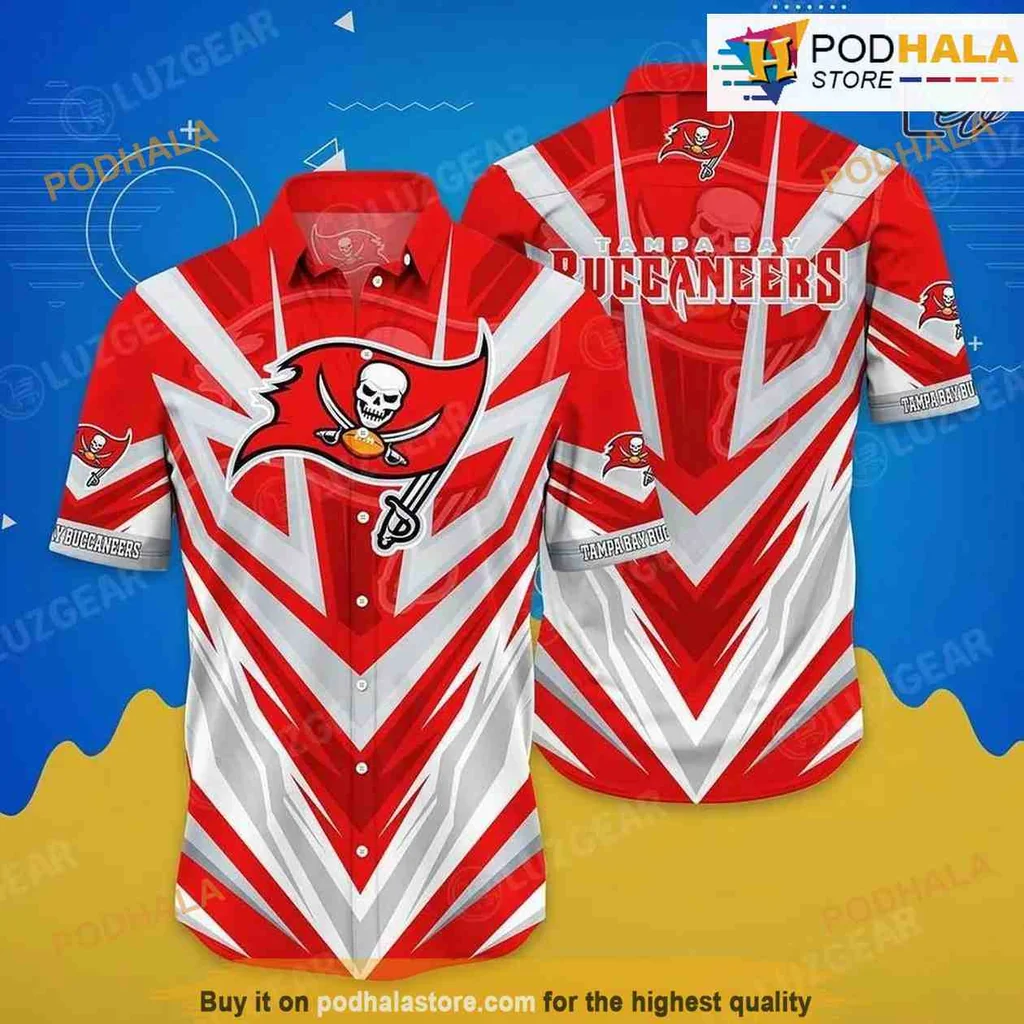Tampa Bay Buccaneers Hawaiian Shirt Featuring Bold Team Logo