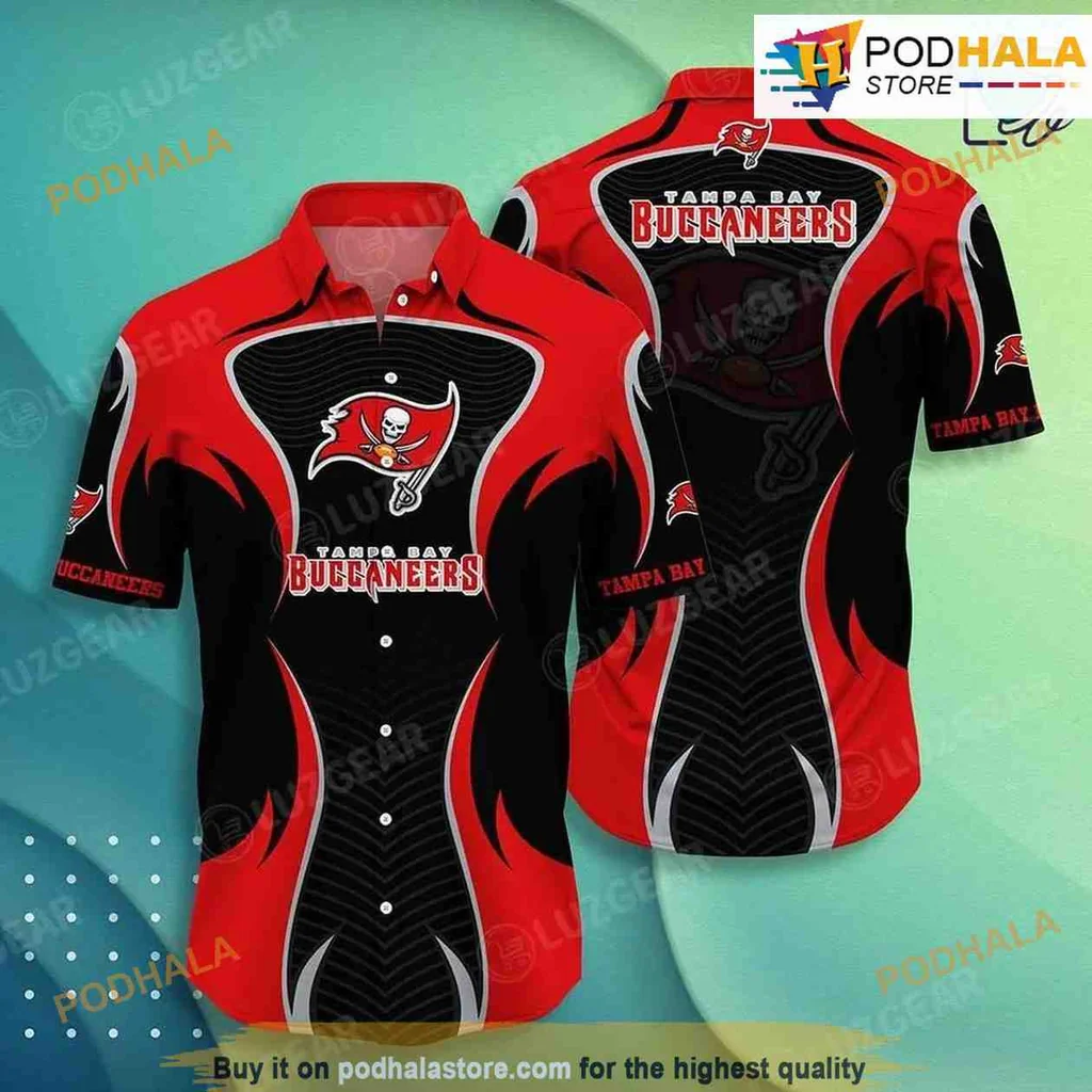 Tampa Bay Buccaneers Hawaiian Shirt Featuring Bold Team Logo