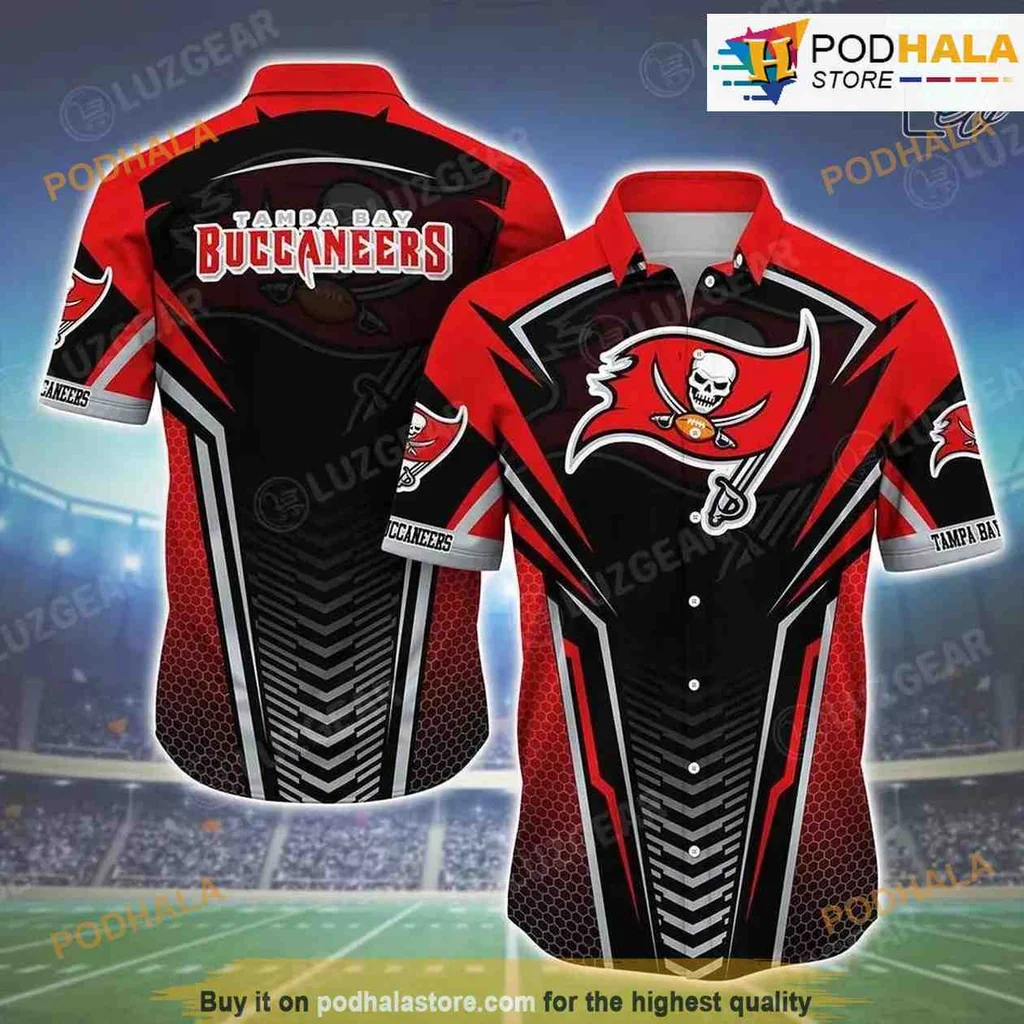 Tampa Bay Buccaneers Hawaiian Shirt Featuring Bold Team Logo