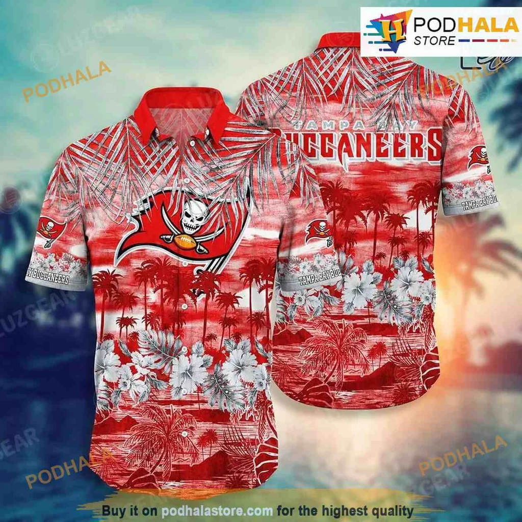 Tampa Bay Buccaneers Tropical Design Shirt, Vibrant Summer Style For Fans