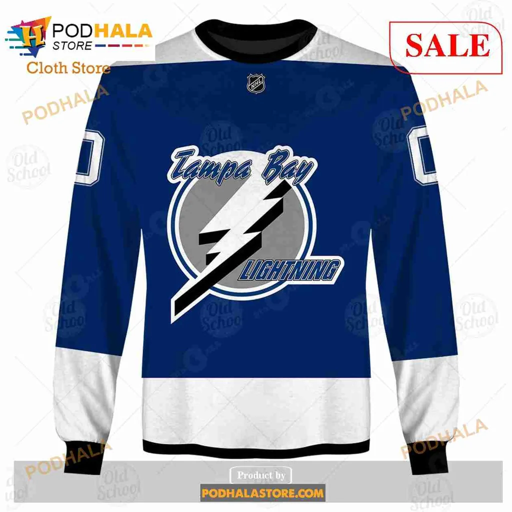 Tampa Bay Lightning 3D Print Hoodie With Custom Name And Number Tampa Bay Lightning 3D Print Hoodie With Custom Name And Number