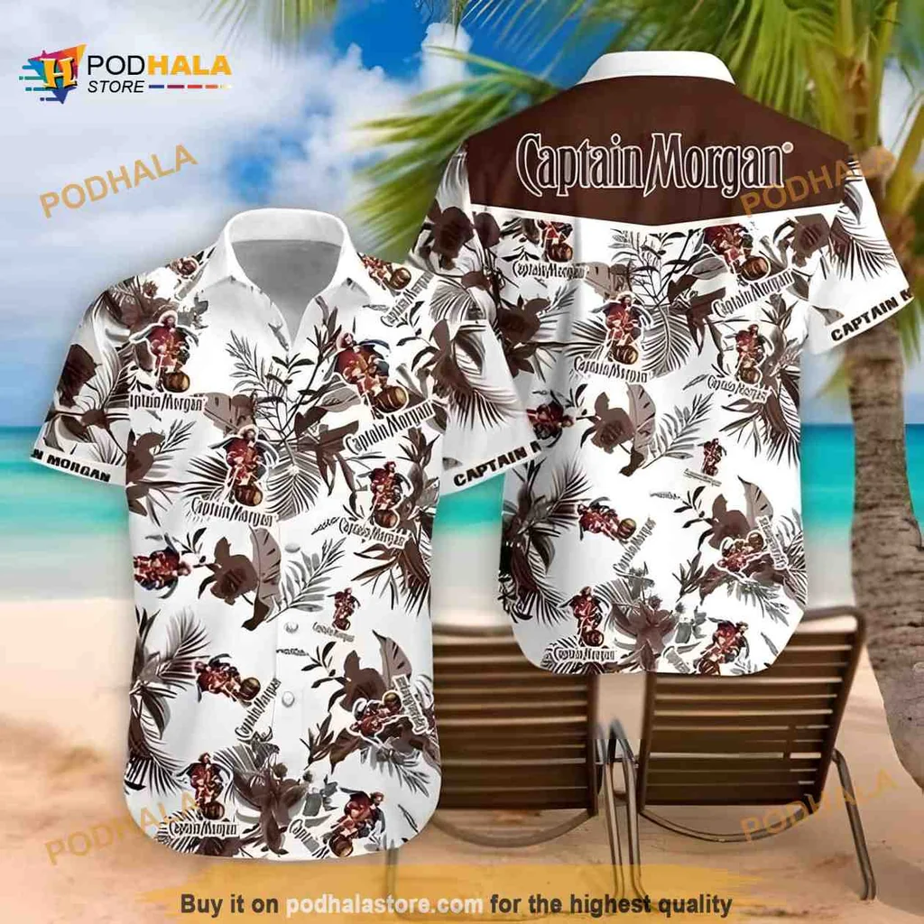 Tropical Beach Aloha Shirt With Vibrant Hawaiian Print And Floral Accents