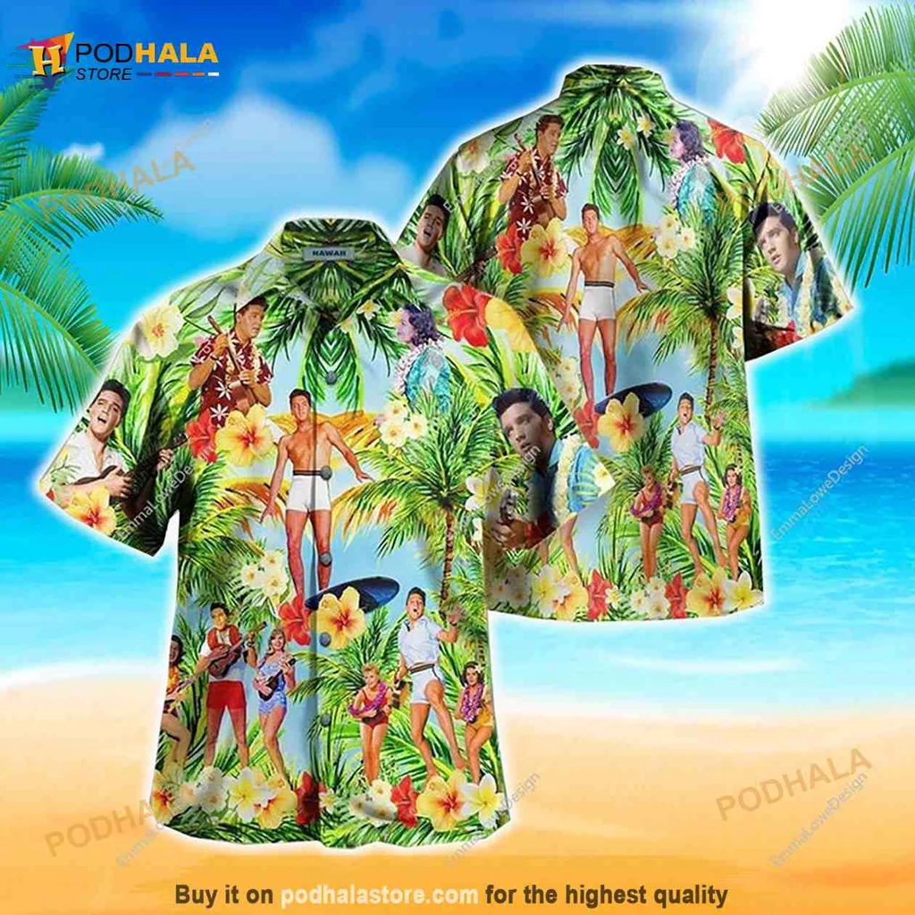 Tropical Beach Funny Hawaiian Shirt With Colorful Floral Print