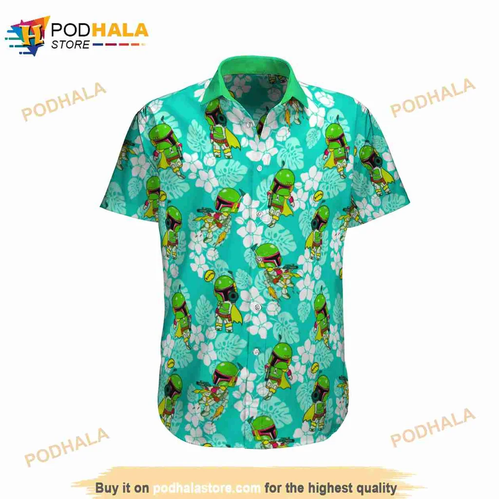 Tropical Cartoon Creature Hawaiian Shirt With Fun Beach Activities