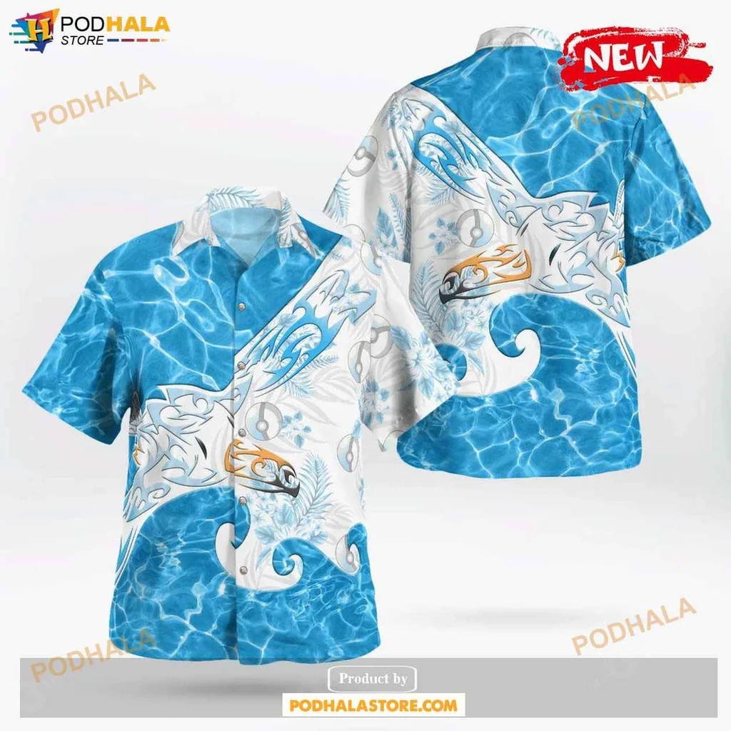 Tropical Wave Aloha Shirt, Vibrant Beach Inspired Shirt For Summer Adventures