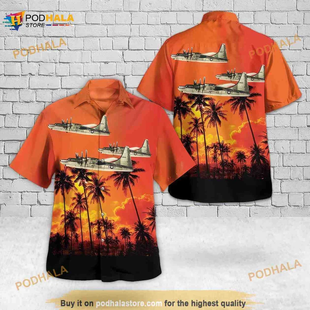 Us Army Air Forces Hawaiian Shirt With Douglas A 24 Banshee Design