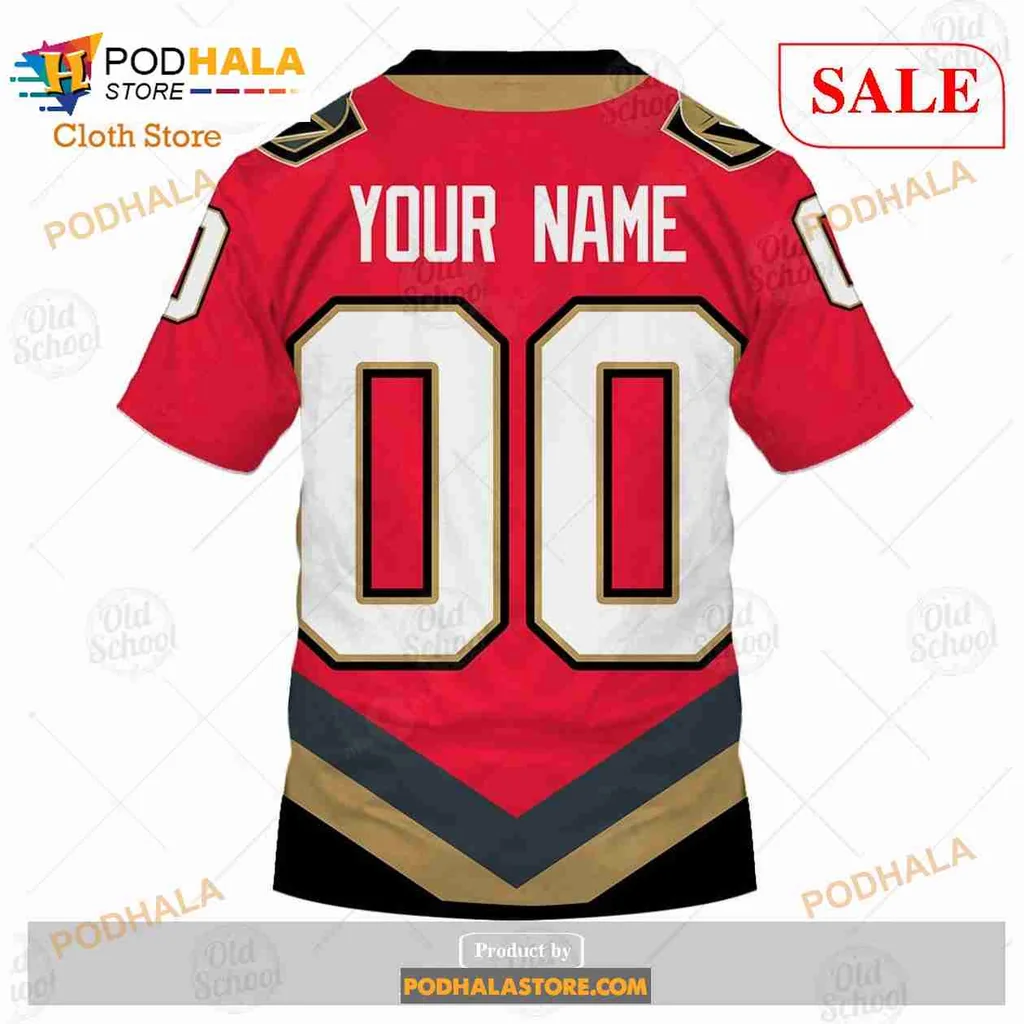 Vegas Golden Knights 3d Hoodie With Custom Name And Number - Product View 7 Vegas Golden Knights 3d Hoodie With Custom Name And Number - Product View 7