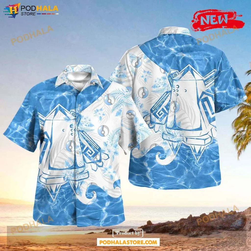 Vibrant Ice Creature Aloha Shirt, Tropical Design For Men And Women