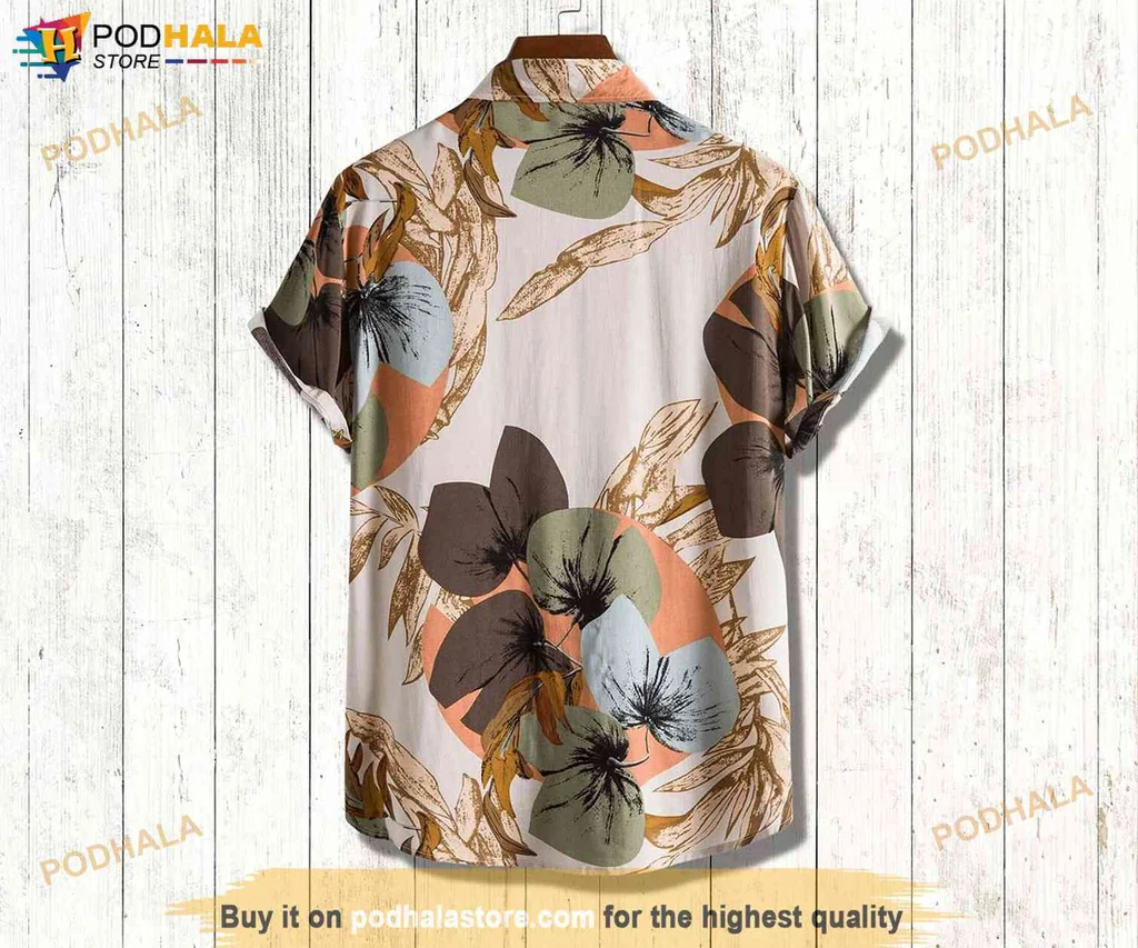 Vintage Tropical Floral Aloha Shirt, Vibrant Summer Button Down Design Vintage Tropical Floral Aloha Shirt, Vibrant Summer Button Down Design