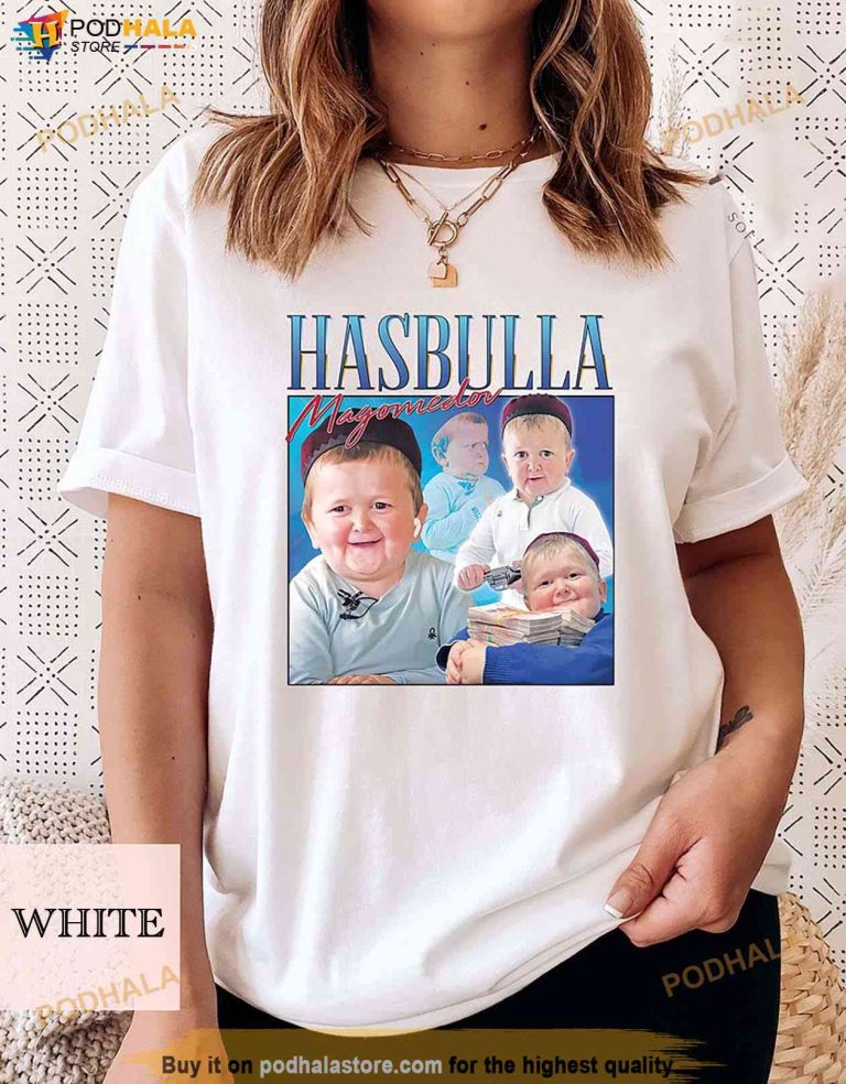 Hasbulla Magomedov White Shirt King Hasbulla Unisex TShirt Mini