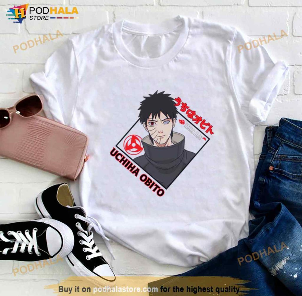 Uchiha Obito Graphic Naruto Shippuden Shirt Podhalastore