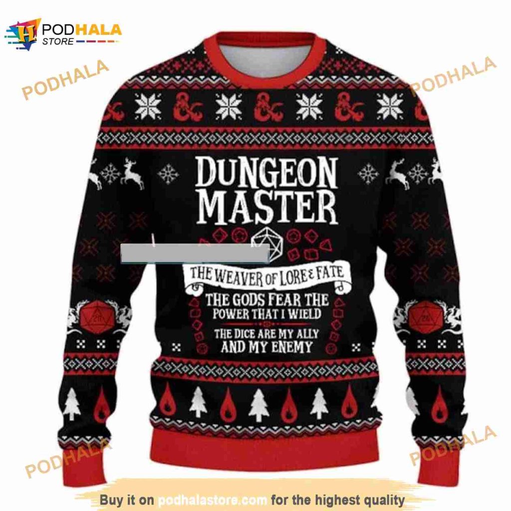 Dnd Classes Collection Christmas Ugly D Sweater Podhalastore