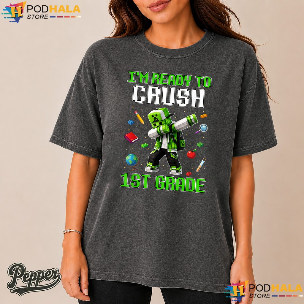 1st Grade Gamer School Comfort Colors Tshirt Boys First Day Graphic Apparel 1st Grade Gamer School Comfort Colors Tshirt Boys First Day Graphic Apparel
