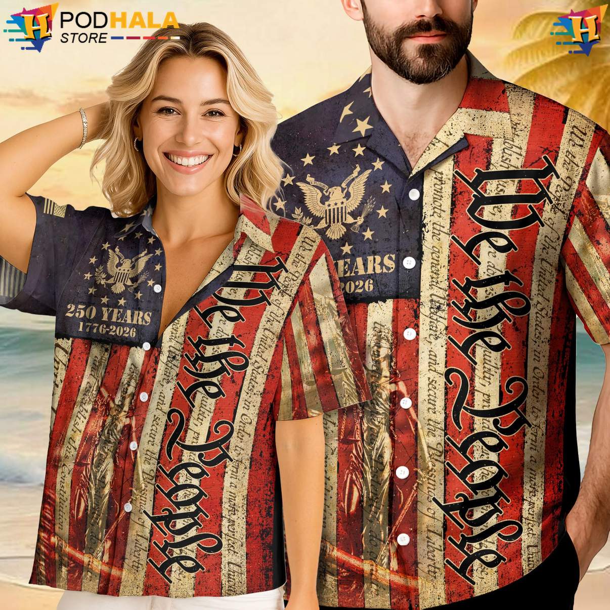250th Anniversary Fourth Tropical Shirt USA Patriotic Mens Summer Beach Outfit 250th Anniversary Fourth Tropical Shirt USA Patriotic Mens Summer Beach Outfit