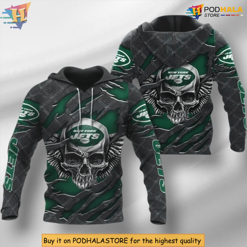 3D Skull Style Philadelphia Eagles Hoodie Cheap Gifts for Fans