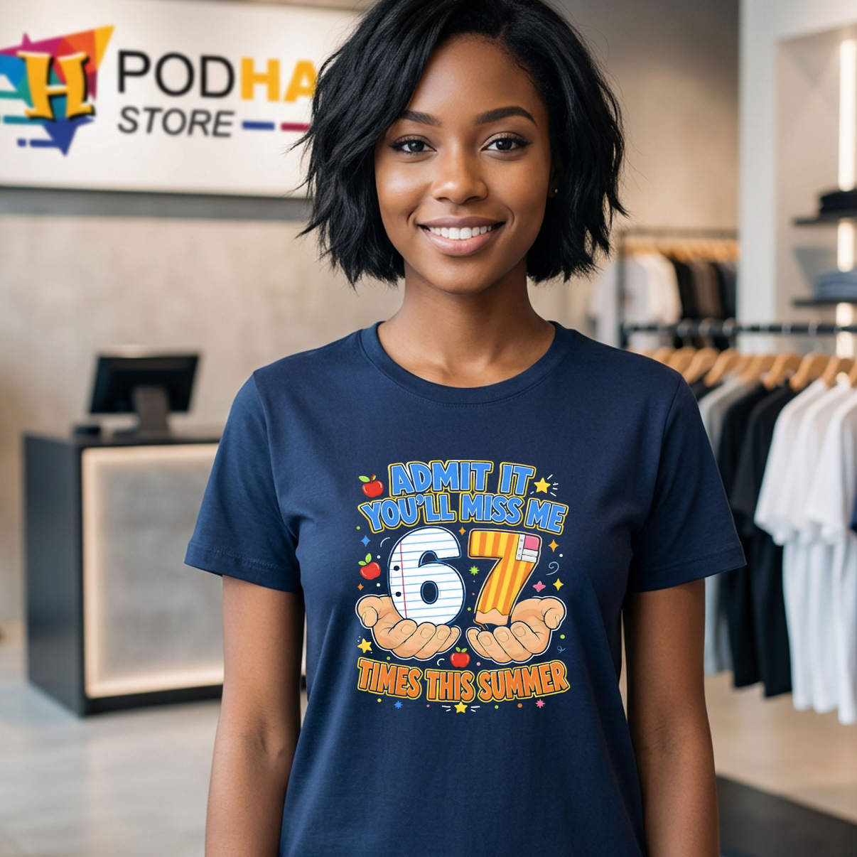 Admit It 67 Last Day End Of School Shirt 2026 Funny Teacher Meme Fan Gear