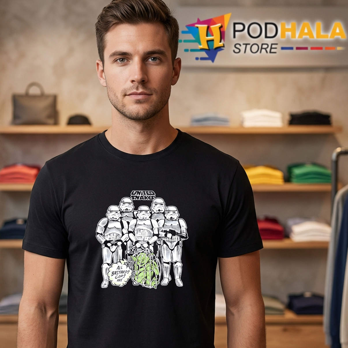 All Bastards Cops Are Stormtroopers Shirt 2026 Funny Star Wars Fan Apparel