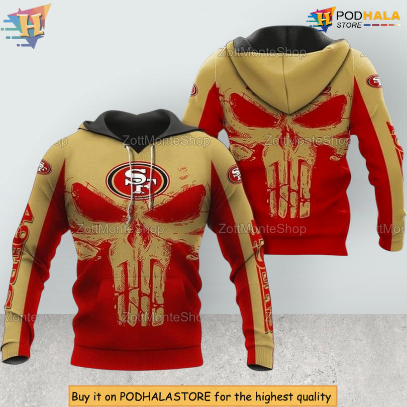 All Over Printed NFL San Francisco 49ers Sweatshirts & Hoodies