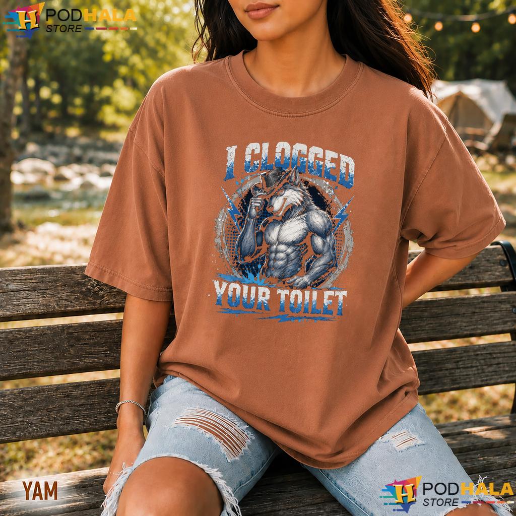 Alpha Wolf Toilet Comfort Colors Tee Funny Cringe Meme Tee Men Women Alpha Wolf Toilet Comfort Colors Tee Funny Cringe Meme Tee Men Women