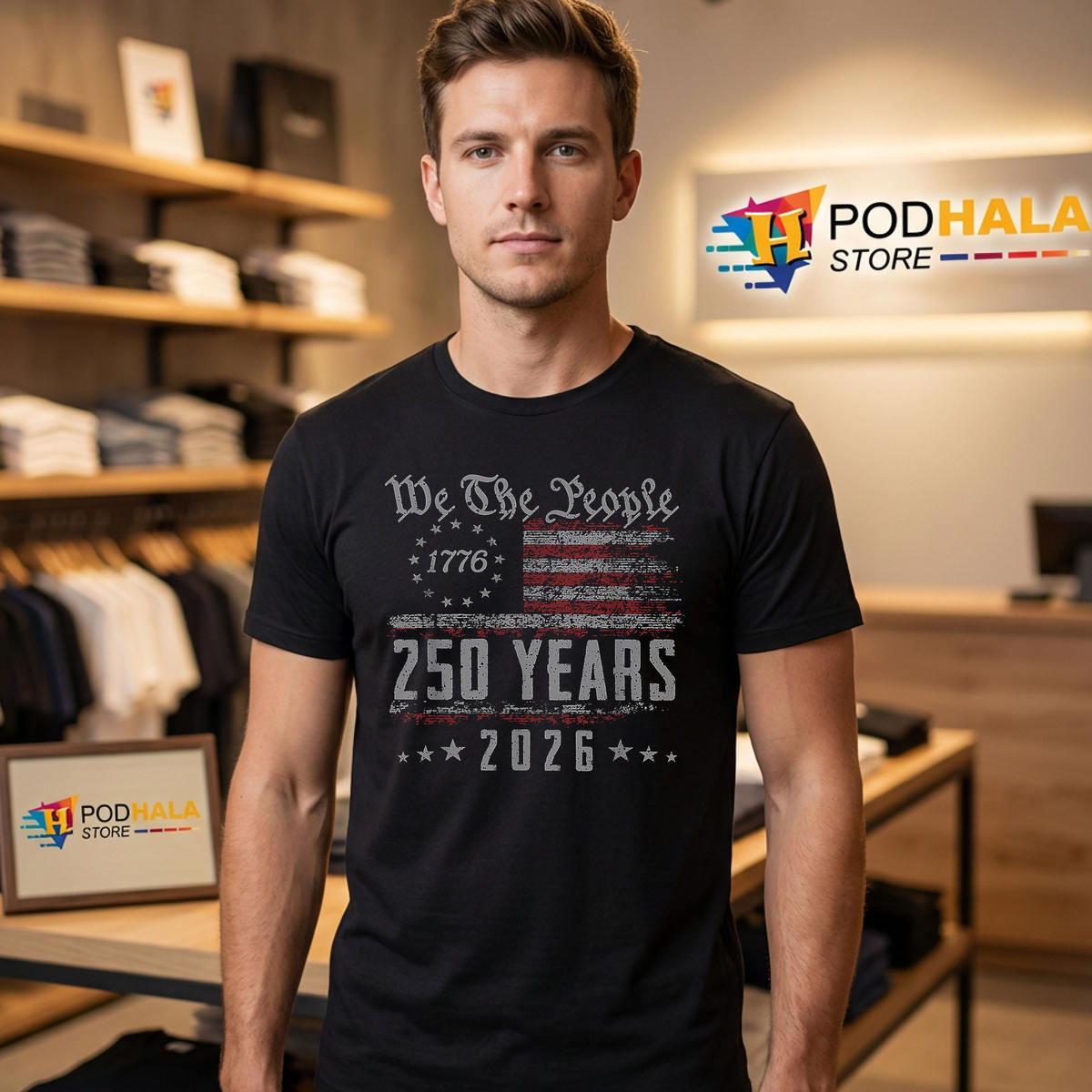America 250th Independence Anniversary Shirt 2026 1776 250 Years 4th Of July