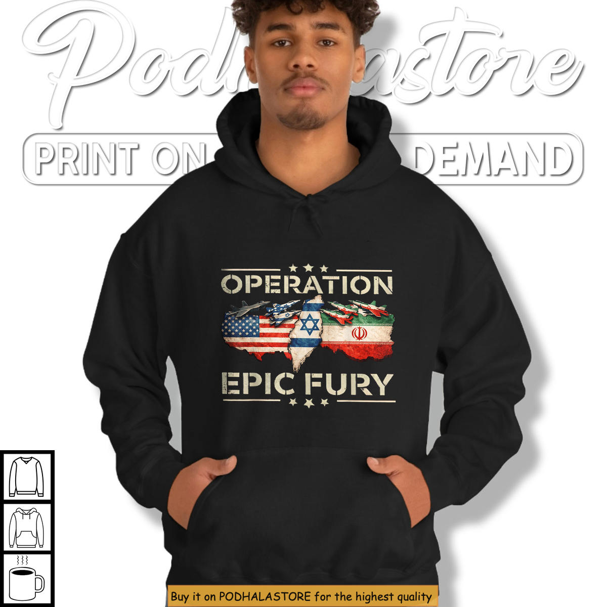 American Flag Adventure Operation Epic Fury Patriotic Shirt USA Graphic Tee