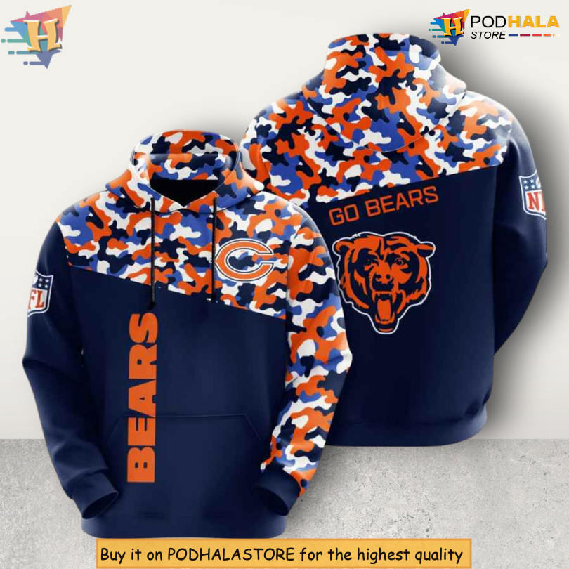 American Sport Concept Chicago Bears Vintage Hoodie All Over Print 3D American Sport Concept Chicago Bears Vintage Hoodie All Over Print 3D