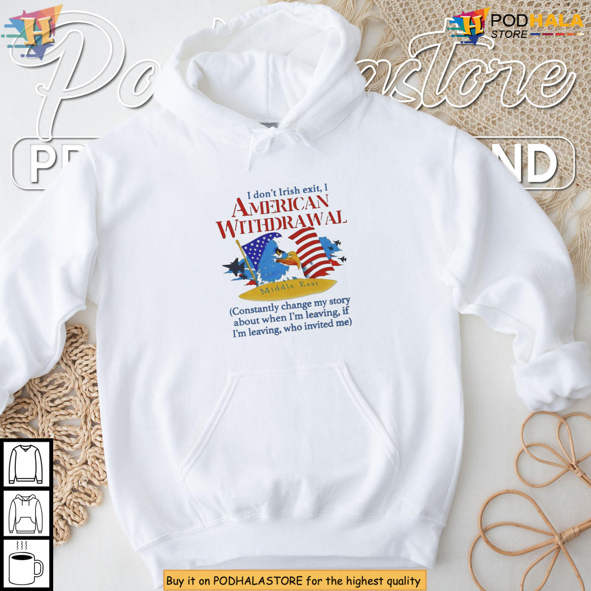 American Withdrawal Middle East Political Meme 2026 Shirt Funny Veteran Gift