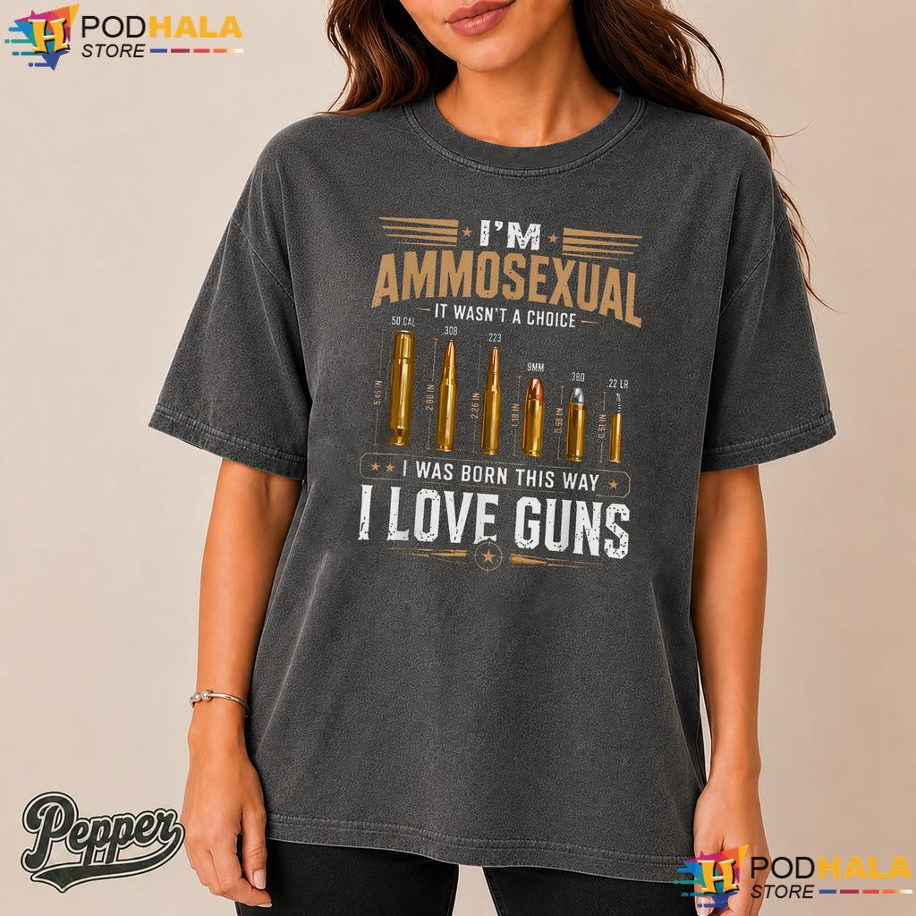 Ammosexual Born This Way Comfort Colors Shirt USA Flag Gun Lover Apparel Ammosexual Born This Way Comfort Colors Shirt USA Flag Gun Lover Apparel