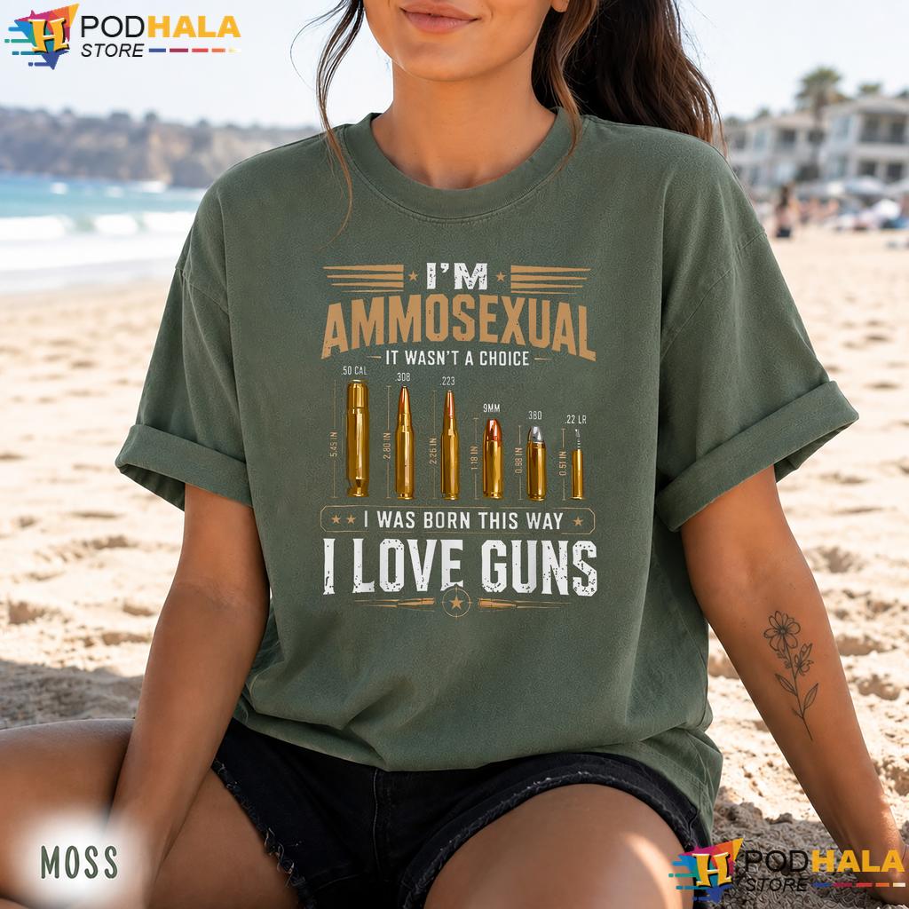 Ammosexual Born This Way Comfort Colors Tee USA Flag Gun Lover Apparel Ammosexual Born This Way Comfort Colors Tee USA Flag Gun Lover Apparel