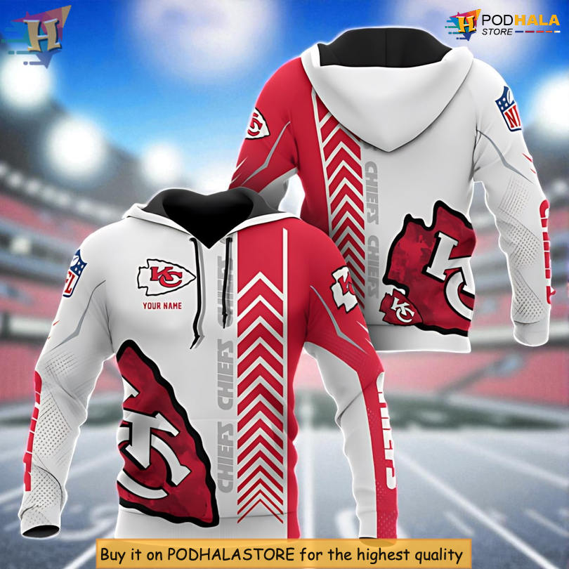 Arrowhead Pride Personalized Kansas City Chiefs Youth Hoodie, 3D Fan Style